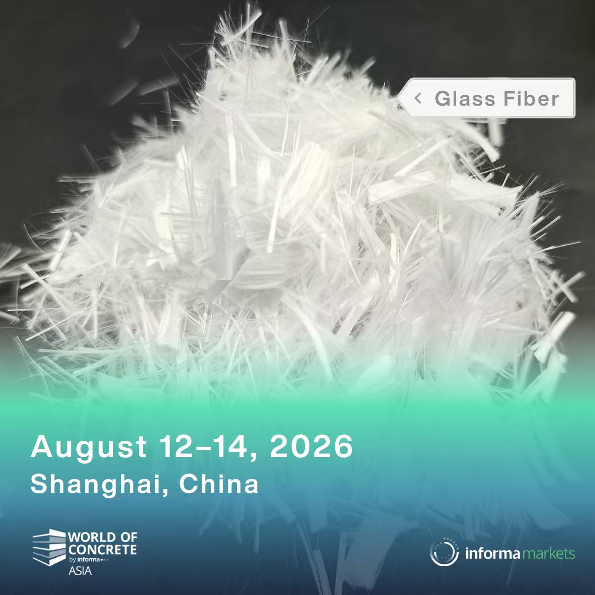 WOC_Asia's tweet photo. What makes concrete stronger? Fibers.

Steel, synthetic, glass, carbon—boosting toughness, durability, and crack resistance.

Explore the latest at WOC Asia 2026. Aug 12-14, Shanghai.

#WOCAsia2026 #concrete #fiber #UHPC #construction https://t.co/gjRULW5N9P