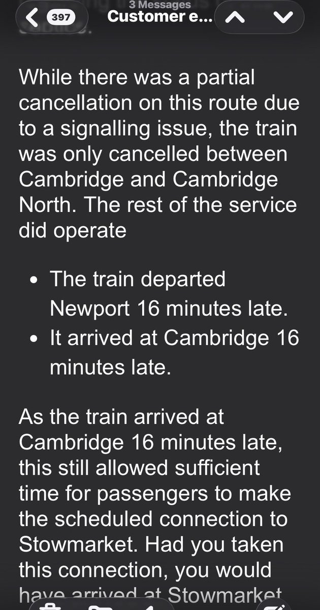 NancyPisevil's tweet photo. @greateranglia Liars
It NEVER DEPARTED NEWPORT https://t.co/mNI0Stoirz