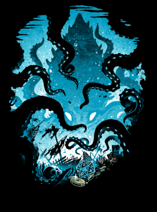 qwertee's tweet photo. "Kraken the King of the Deep" for just 12hr more on https://t.co/PrRul7wbSk RePost for chance at FREE TEE! https://t.co/pwA6X1osDI