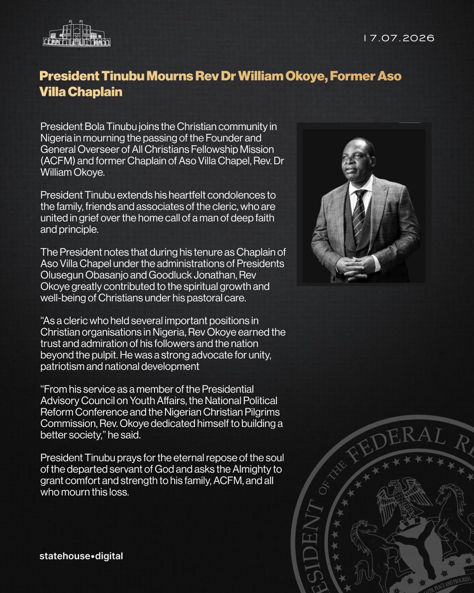 Presidency Nigeria tweet media