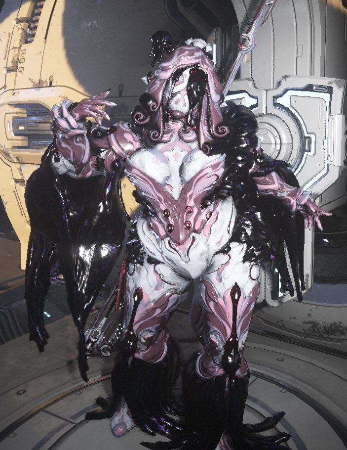 Teamon931's tweet photo. BROOO FINALLY FINISHED MY MASTERS DEGREE AND I GOT HIT BY THIS GIFT hfbdndbbs thank you so much yk who fhsnrb follie is so beautiful istg love everything and every single detail #warframe #follie  #warframeefollie https://t.co/dBj2eMyUVR