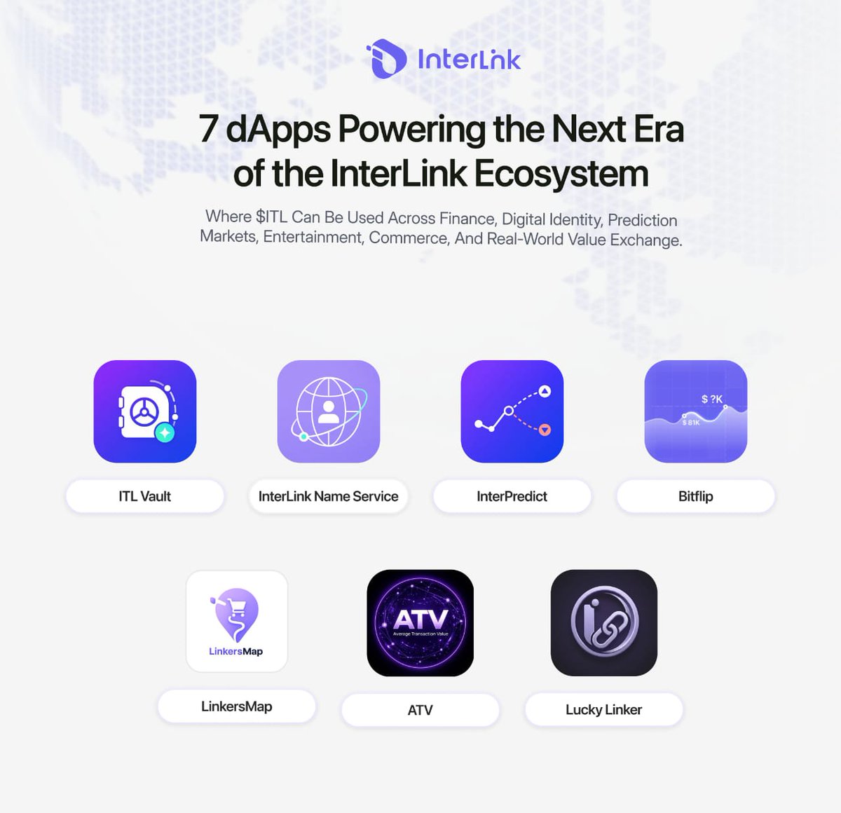 KOvuike's tweet photo. Infrastructure without apps is empty. Next week that changes. #InterLink #ITLG #ITL https://t.co/nt9sq9IZ7r