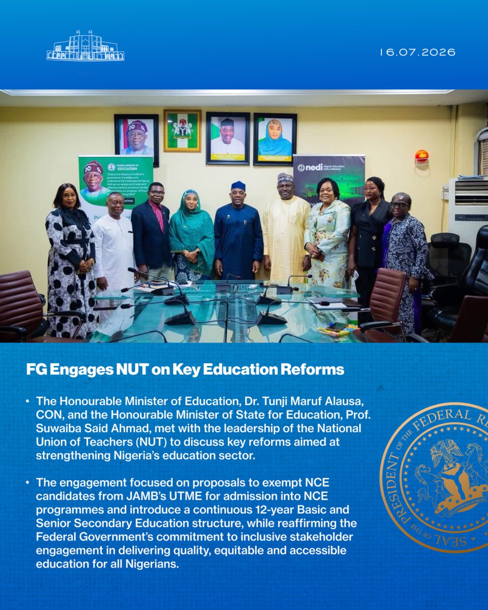 Presidency Nigeria tweet media