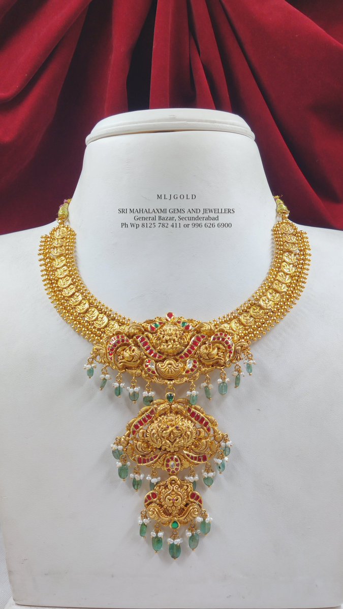 mljgold's tweet photo. Traditional Kasu Necklace With 3 - Step Lockets

Call or connect on 996 626 6900 or 990 990 3063
video call for designs 

Our Showroom
3-2-95 to 97,
General Bazar Main Road,
Secunderabad, Hyd -3.

https://t.co/XIc4oTPhbu
https://t.co/0JtPEBvX3t
https://t.co/eVJc85ORCh https://t.co/qrVD9vrJVD