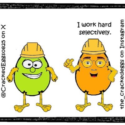 CrackedEggs0825's tweet photo. #CrackedEggs 071726 Selective Working
#HardlyWorking #SelectiveWorking #boss #WorkSmarter https://t.co/BkRe6sVrQn