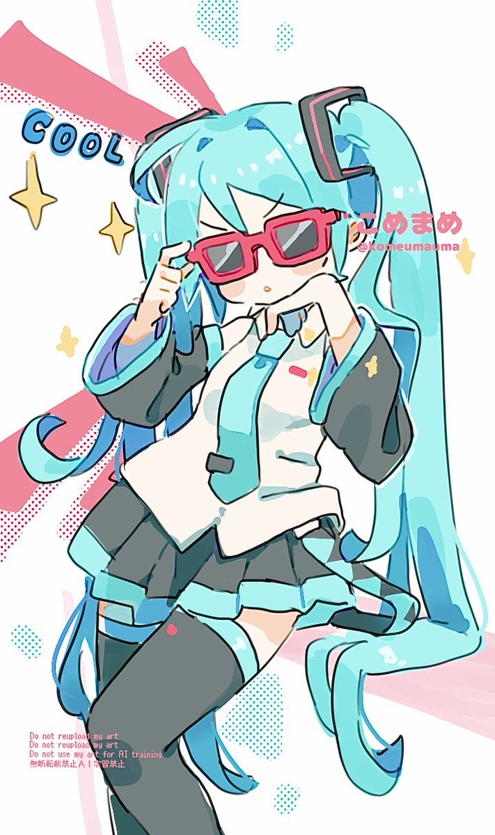 komeumauma's tweet photo. 暑かったのでcoolなミクさん https://t.co/Nl9hhYVZLl