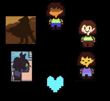 TemmieOrSmth99's tweet photo. Welcome back, the 6 "Kris Undertale" counterparts https://t.co/ijGnqLom1w