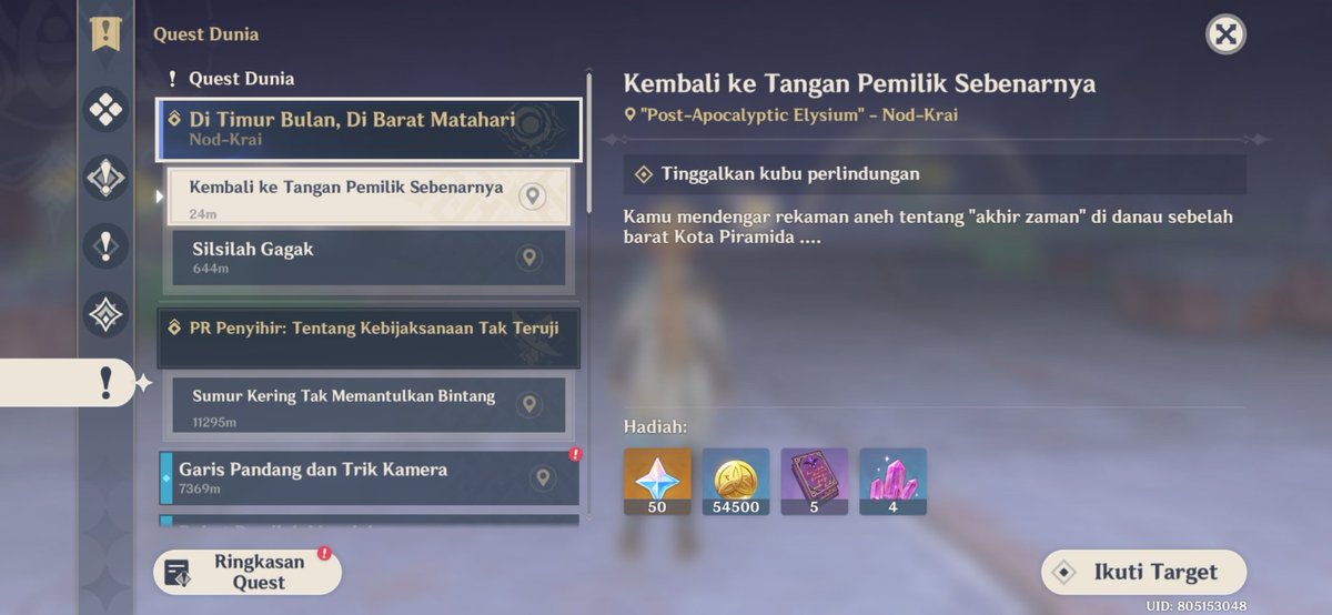 k_rhdn's tweet photo. @pandanxm Karena sebelumnya pun uda numpuk ya. Sama si wkwk ni aja masi jalanin questnya dikit2. Eksplor daerah sambil dengerin bgmnya mmg ngangenin bener si

Di quest listnya skrg bisa di filter gitu nih mana yang khusus Archon Quest, World Quest, Story Quest, Daily Quest gitu2 https://t.co/fECXW2NDxw