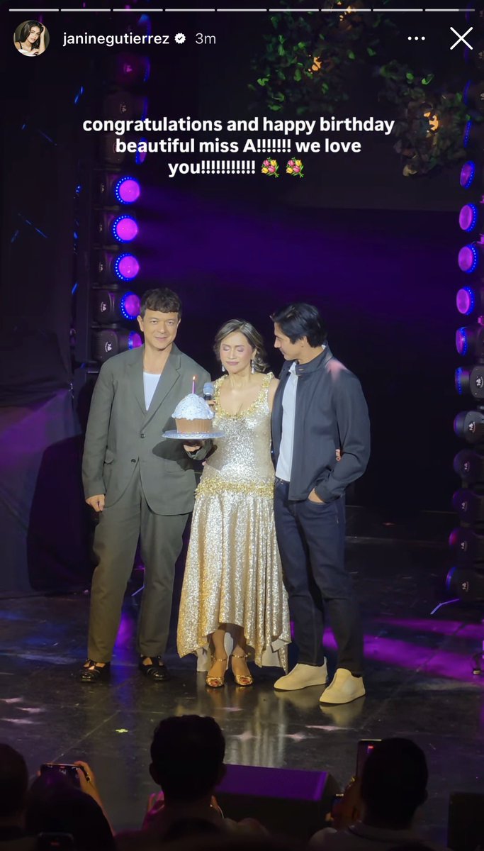 rosanine_g's tweet photo. stream #theloyaltygame, then #balaraw on september, watch #magiina on august, and manifest a project with papa p in the future 😆

happy birthday, miss agot!!! https://t.co/riipC3BrEC