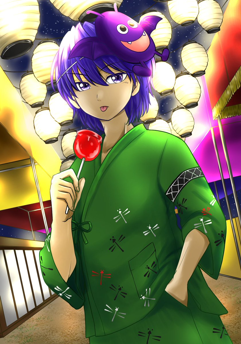 etgnj46jm's tweet photo. #毎月18日はリソルの日
この甚平着てた時に恋に落ちたのでね
毎年描かずにはいられないね https://t.co/BdFicQB8iN