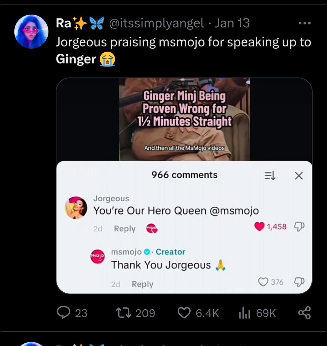 Ruby00000003's tweet photo. @itssimplyangel Wasn’t this you last year? I wish you had that same consideration but we know impartiality isn't y'all strongest suit. https://t.co/zIGnzCZp9S