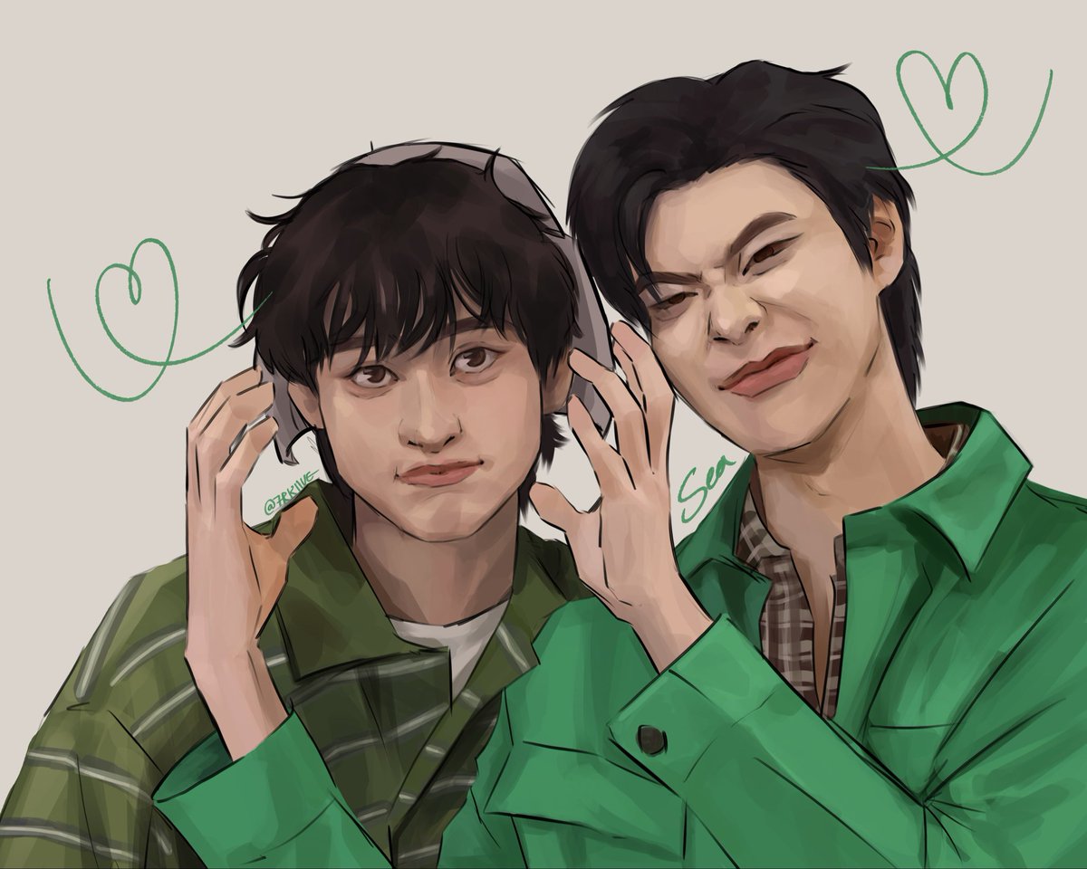 nuerssyn's tweet photo. cuties 💚

#theewave ; #ท่านโปรดคลื่น https://t.co/METv2CaX6x