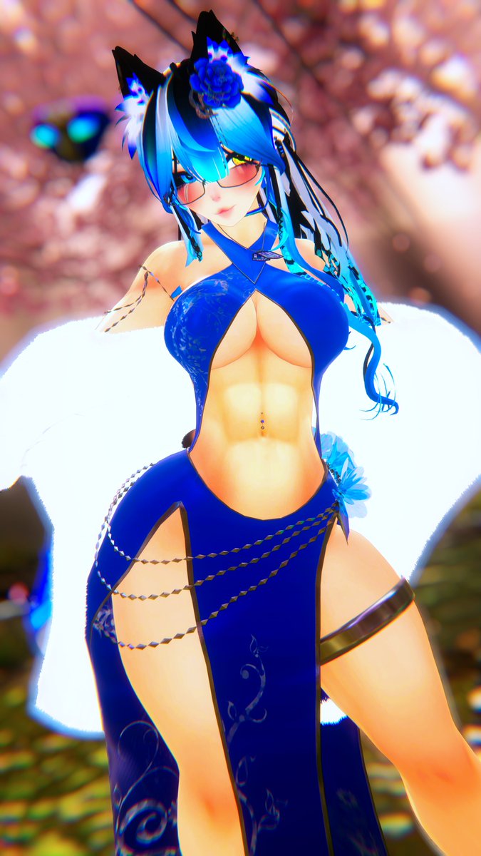 Velouria_Yoshev's tweet photo. Always have that glow on me~ 💙 https://t.co/G2UclA4HGJ