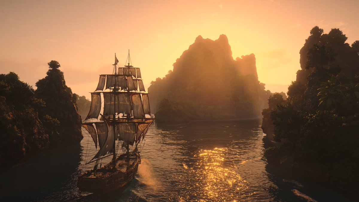 Asram5's tweet photo. Assassin’s Creed Black Flag Resynced is a very pretty game. Also having too much fun being a pirate again. https://t.co/kCSYR5a3p2