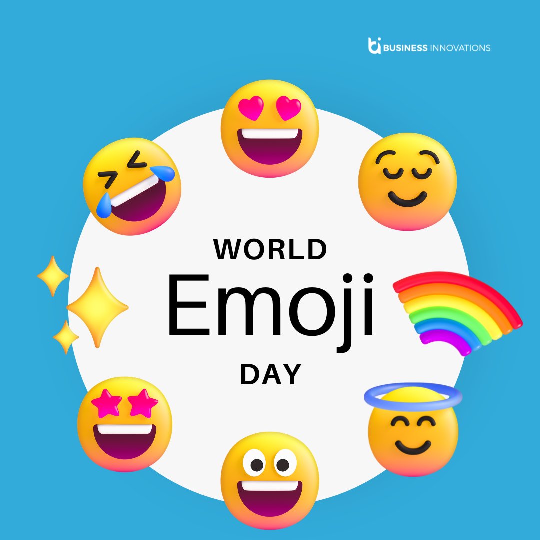 BisInnovationUS's tweet photo. Happy World Emoji Day! Say it with emojis and spread a little joy today.
https://t.co/tusmZH9oje
#WorldEmojiDay #Emojis #DigitalCommunication #FunOnline #Celebrate https://t.co/VQMvN8lUNn