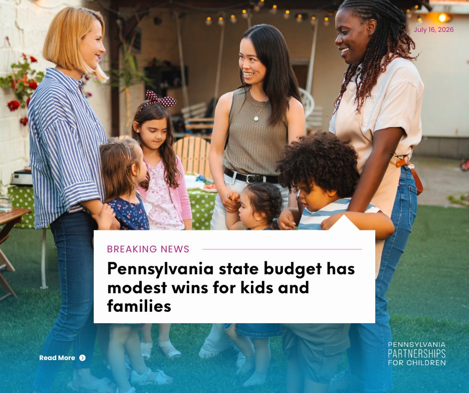 PAP4Children's tweet photo. PPC President & CEO Kari King spoke with @PNS_News about what Pennsylvania's FY 2026β27 budget means for kids and families.
Read more: https://t.co/Sv7PPqxObS?
#PABudget #PAKids https://t.co/FK2LVpdpOu