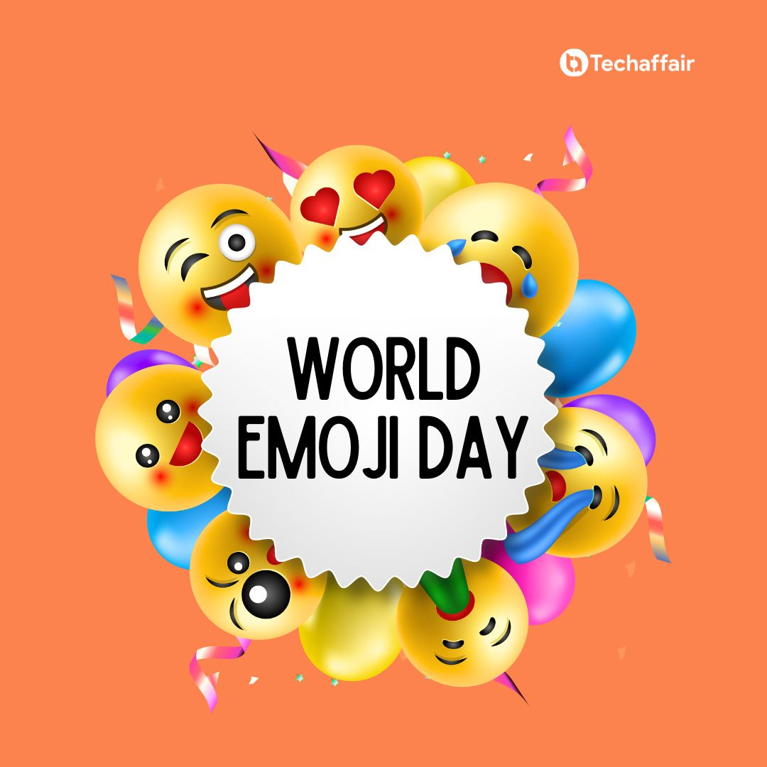 TechAffairUS's tweet photo. ๐โจ It's World Emoji Day, the perfect time to appreciate the little symbols that brighten our daily conversations. Which emoji represents you today? ๐๐ #WorldEmojiDay #EmojiExpressions #SocialMediaLife #DigitalCulture #FunOnline https://t.co/X9Fo3dGGR3