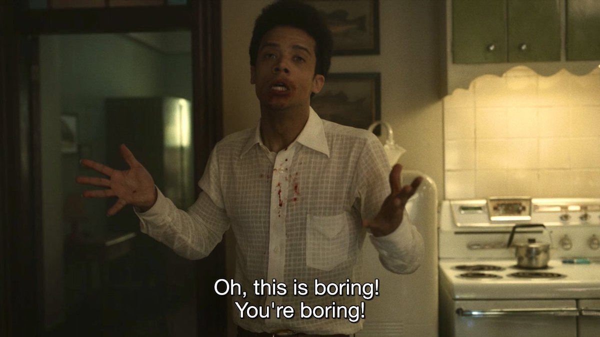 memeforhire's tweet photo. you’ve heard of filler episodes? well now we have the vampire lestat: a filler season! no meaningful character development or plot advancement! just torture porn targeting the black characters while their abusers are coddled by the writers &amp; illiterate fans! #tvlspoilers https://t.co/2kiUmS8GKl