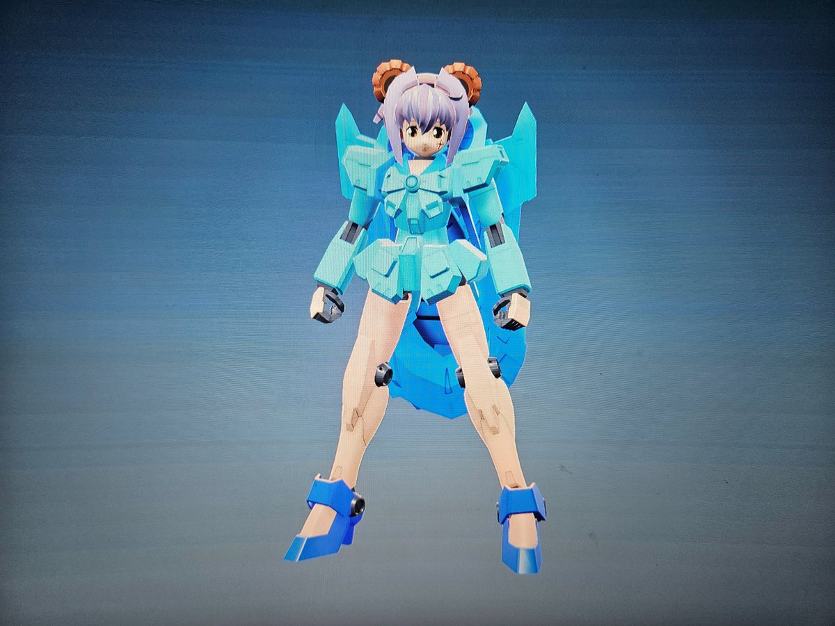 biohazard6127's tweet photo. @sakura_edh_t 
#ガンブレ４
#杜咲翠焔
#美プラ

こちらは、ガンブレ４で杜咲翠焔を美プラで再現しました。しっかりと、バックパックはHGアマツミナにしてあります。 https://t.co/1JPaDJ0Fkp