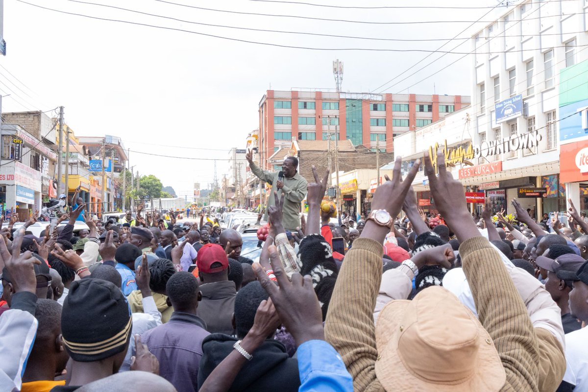 MusaliaMudavadi's tweet photo. Nothing is more powerful in a democracy than the voice of the people. Every vote cast is a statement of hope, responsibility and belief in the future we want to build together.

I had an engaging interaction with the people of Eldoret during a Meet-the-People tour, where we discussed the importance of protecting our democracy by participating actively and peacefully in the electoral process. I encouraged every eligible Kenyan to register as a voter and exercise their constitutional right, because the choices we make at the ballot determine the direction of our nation.

As we prepare for the 2027 General Election, I called on Kenyans to continue supporting the leadership of H.E. President @WilliamsRuto through the democratic process. I remain confident that the will of the people will be expressed through a free, fair, transparent and peaceful election, and that the outcome will reflect the confidence Kenyans have in his leadership.

I also urged wananchi to reject tribal politics and divisive rhetoric in favour of unity, national cohesion and peaceful coexistence. Kenya's diversity is one of our greatest assets, and when we stand together as one people, we create the environment needed for businesses to thrive, investments to grow, jobs to be created and communities to prosper.

Under President Ruto's leadership, Kenya continues to strengthen its economy while projecting the country's influence across the continent and the world. By preserving peace, respecting democratic institutions and remaining united in purpose, we can unlock even greater opportunities for our people and build a stronger, more secure and prosperous Kenya for generations to come.