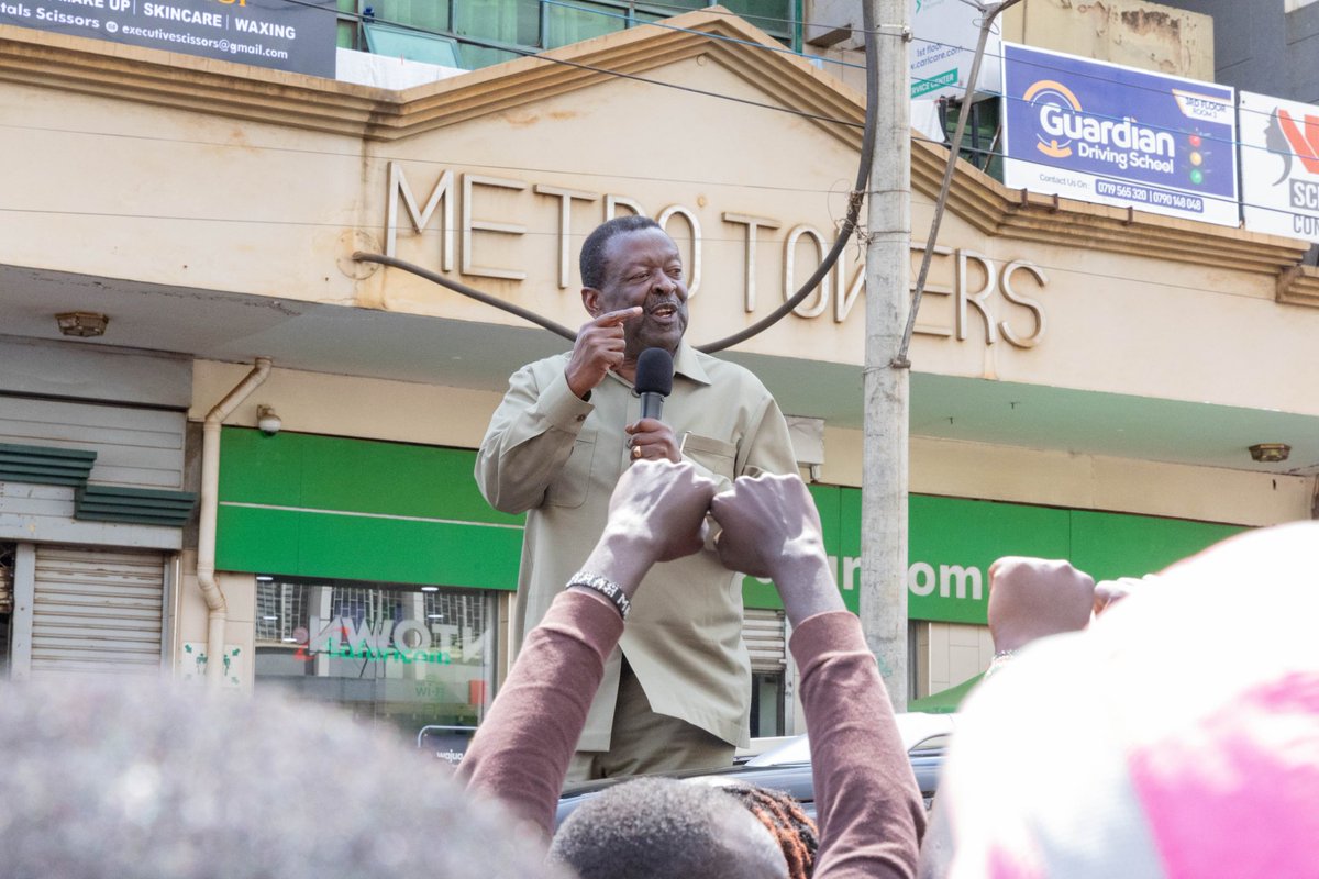 MusaliaMudavadi's tweet photo. Nothing is more powerful in a democracy than the voice of the people. Every vote cast is a statement of hope, responsibility and belief in the future we want to build together.

I had an engaging interaction with the people of Eldoret during a Meet-the-People tour, where we discussed the importance of protecting our democracy by participating actively and peacefully in the electoral process. I encouraged every eligible Kenyan to register as a voter and exercise their constitutional right, because the choices we make at the ballot determine the direction of our nation.

As we prepare for the 2027 General Election, I called on Kenyans to continue supporting the leadership of H.E. President @WilliamsRuto through the democratic process. I remain confident that the will of the people will be expressed through a free, fair, transparent and peaceful election, and that the outcome will reflect the confidence Kenyans have in his leadership.

I also urged wananchi to reject tribal politics and divisive rhetoric in favour of unity, national cohesion and peaceful coexistence. Kenya's diversity is one of our greatest assets, and when we stand together as one people, we create the environment needed for businesses to thrive, investments to grow, jobs to be created and communities to prosper.

Under President Ruto's leadership, Kenya continues to strengthen its economy while projecting the country's influence across the continent and the world. By preserving peace, respecting democratic institutions and remaining united in purpose, we can unlock even greater opportunities for our people and build a stronger, more secure and prosperous Kenya for generations to come.