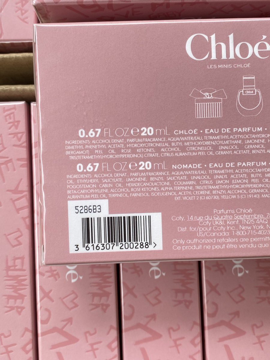 sister_select's tweet photo. โปร. 🔥 Set..ละ 2190 baht 🔥

เซตคู่ Chloe Eau de Parfum Duo Set (2pcs)

- Chloe EDP 20ml. 
- Chloe Momade EDP 20ml.
#ส่งต่อน้ำหอม #ส่งต่อchloe https://t.co/IGCjOzlwke
