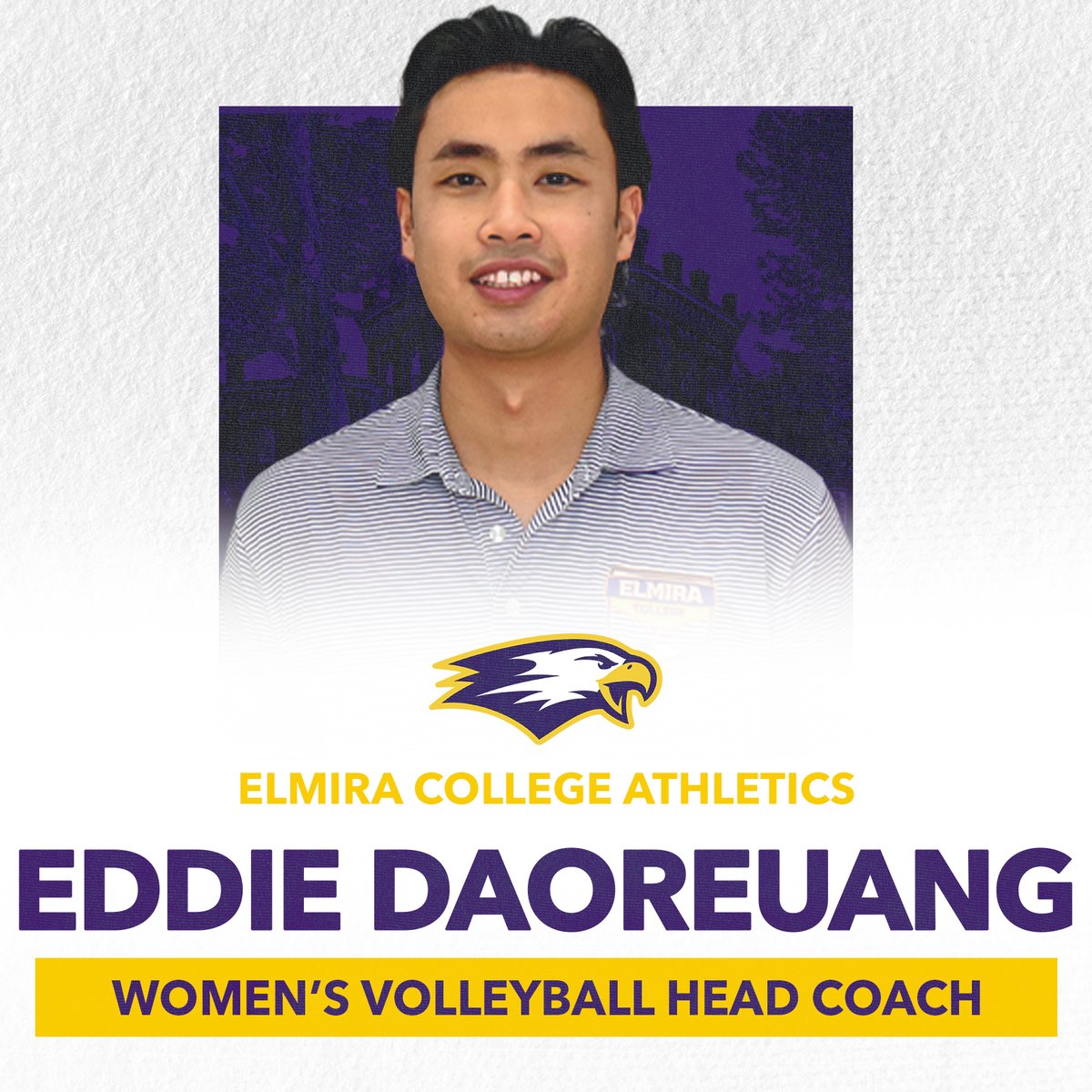 ECSoaringEagles's tweet photo. 🚨🏐 Daoreuang's Role Expands to Lead Women's Volleyball 🏐🚨

Daoreuang succeeds Savannah Terry, who has transitioned from coaching into the role of Director of Game Management and Intramurals!!

📰: https://t.co/DFnRo9F80u https://t.co/aIiPBDuzL9