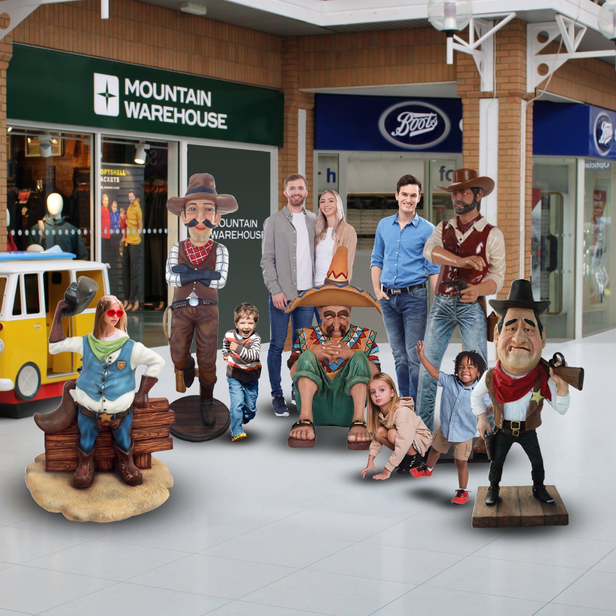 ExhibitionsIntl's tweet photo. WILD WEST COLLECTION

Bring the heat of the #OldWildWest this summer to your public venue with these #figures.

Enquire now to get a hold of these #wild #western
themed #decorations.

#cowboys #indians #cactus🌵 #buffalo #pepper
#spanish #sombrero #shoppingcentre 
#fibreglass https://t.co/Dnq2O3tWhn