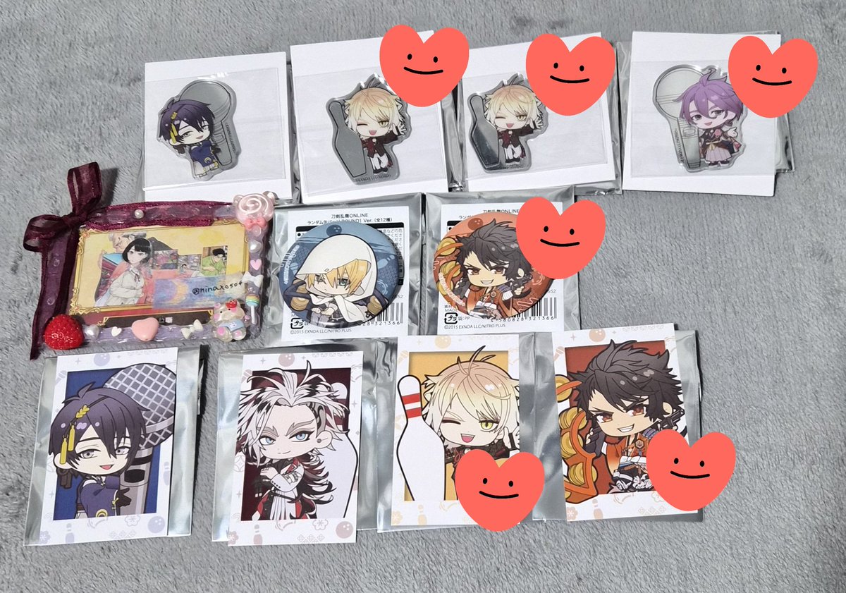 ninax0504's tweet photo. 【交換】
 刀剣乱舞 とうらぶ ラウンドワン ラウワン  
ROUND1 ミラーステッカー ミニフォトカード  缶バッジ

譲)画像のもの

求)日光一文字、三鳥毛>定価+送料

♥️含むお取引の方優先 
郵送でのお取引希望です https://t.co/9HvqWEvGnc