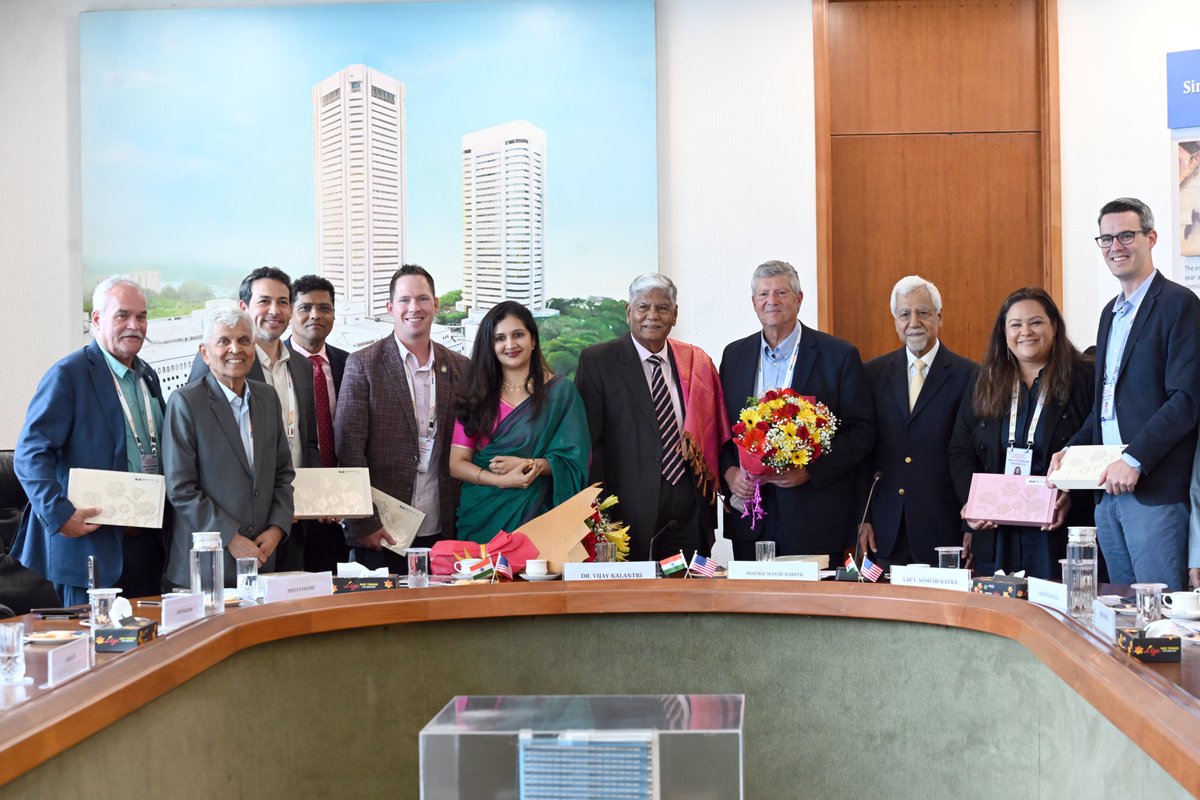 nlcbharat's tweet photo. The NCSL @NCSLorg delegation from the U.S. visited the World Trade Centre @WTCMumbaiIndia, Mumbai, as part of the NLC Bharat–NCSL LEAP (Legislators Engagement for Action and Policy) Program to explore one of Bharat's premier institutions for international trade facilitation.

As a hub connecting exporters, importers, and global businesses, the World Trade Centre has played a pivotal role in strengthening Mumbai's position as a commercial gateway, fostering trade partnerships, and supporting policy dialogue between India and the world.

The delegation interacted with Dr. Vijay Kalantri @kalantri_vijay Chairman, World Trade Centre Mumbai, and Priya Pansare, Director, World Trade Centre Mumbai, whose insights offered a deeper perspective on Bharat's expanding trade ecosystem, the institution's role in enabling global business partnerships, and the evolving landscape of international commerce.