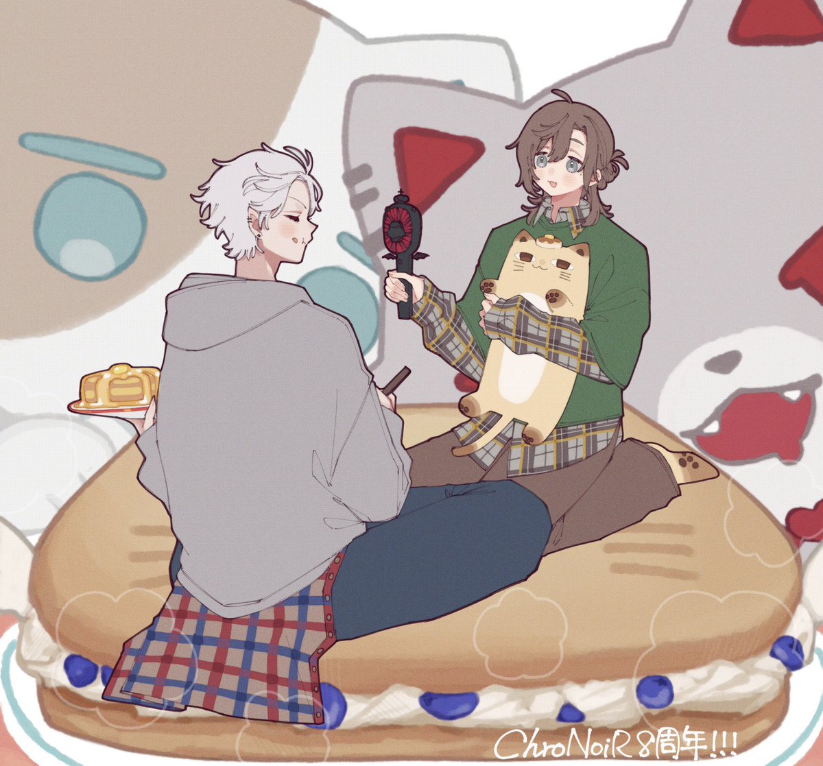 aran_22126's tweet photo. #ChroNoiR8周年  #くろのあとりえ 
おめでとうございます🎊🎊🎊🎊🎊 https://t.co/BkRn3dSaGf