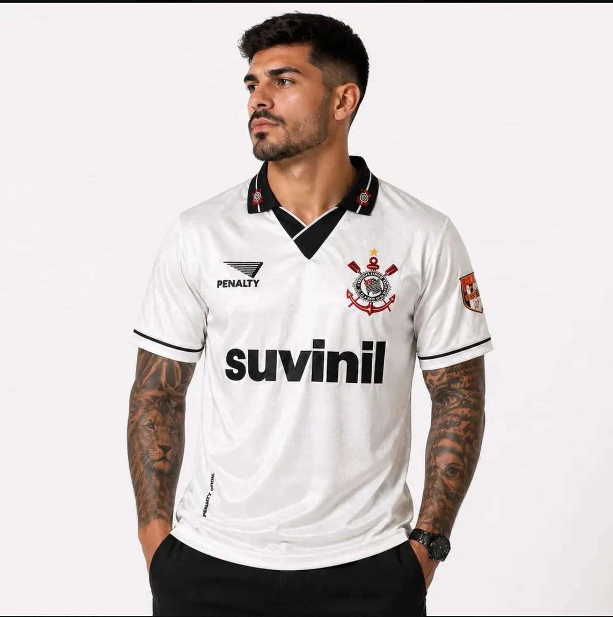 PromoTimao's tweet photo. 👕 Camisa Corinthians Retro Suvinil👕

📏  P/M/G/GG 📏
💵 de: R$ 260,99
💵 por: R$ 144,28

🎟️ cupom: CORRELEVAR

🛒 agora no @MercadoLivre: https://t.co/iMvN4rFp5x https://t.co/suauhK5cVu