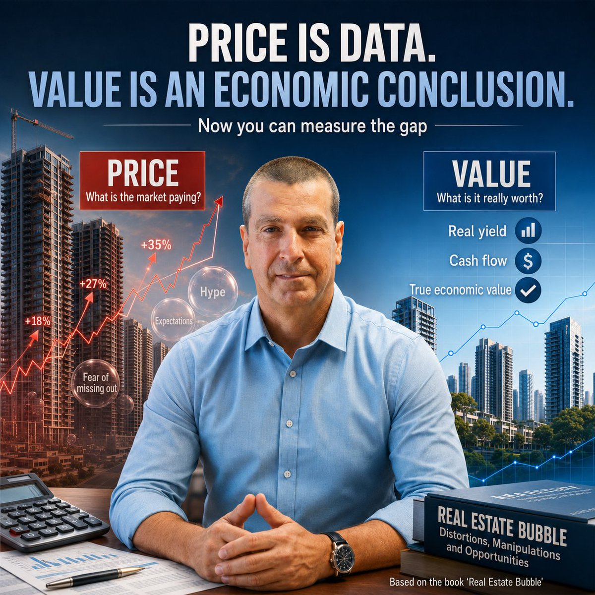 etkint's tweet photo. Price Is Data. Value Is an Economic Conclusion. Now You Can Measure the Gap

For years, Israel’s real estate market has become accustomed to asking one question:

How much did a nearby apartment sell for?

Explore the tool:
https://t.co/07Y3qYZTKU https://t.co/niSvZPpGJ4