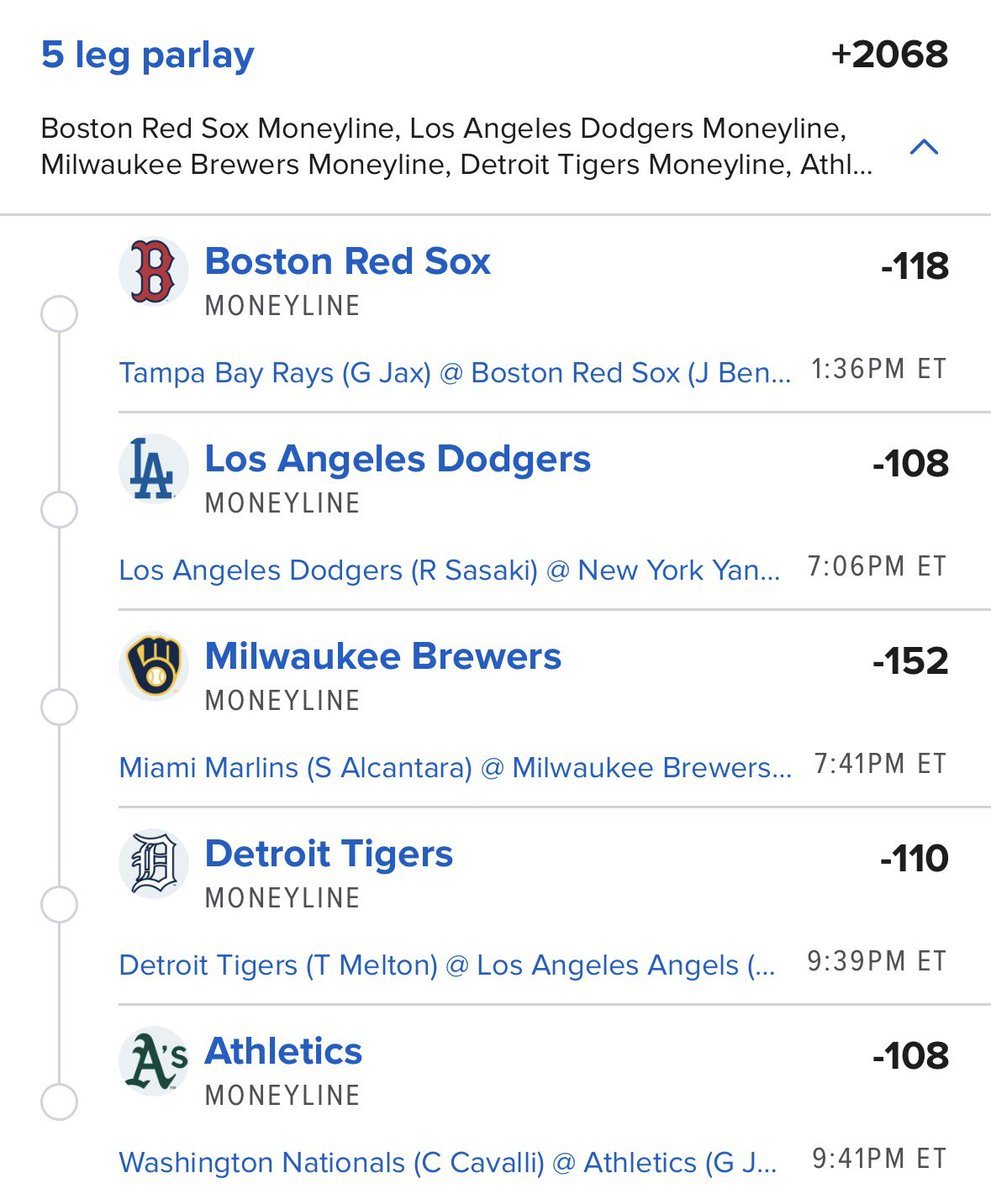 oliviaWillzhbd's tweet photo. Is this the easiest MLB lotto of all time? https://t.co/ygcC9Sdw67