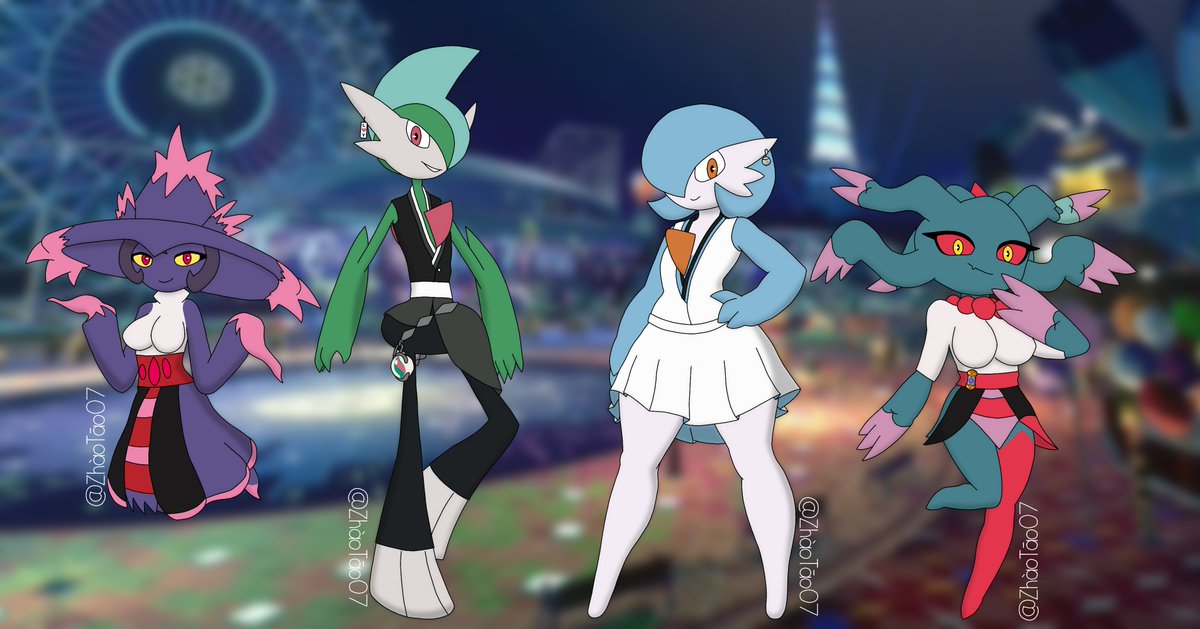 ZhaoTao07's tweet photo. 🇬🇧: It’s not all about Kanto, Kalos, or Unova; there are also the so-called "unknown regions" where Lenuta and Joon came from, as well as their children Sun and Doina, and they always carry their cultures with them + mega

#pokemonoc #mismagius #gallade #gardevoir #flutter_mane https://t.co/rq5dGtWLkt