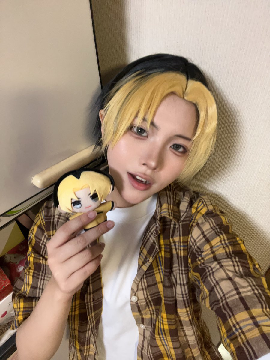 wing_kissme's tweet photo. cos ぬいと撮ったやつ！ https://t.co/Aa3xjLc9Jl