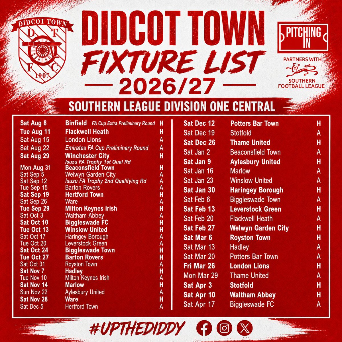 StephenPurnell2's tweet photo. Here we go then ....
The Fixtures for the season ... https://t.co/mTh7SQN3tE