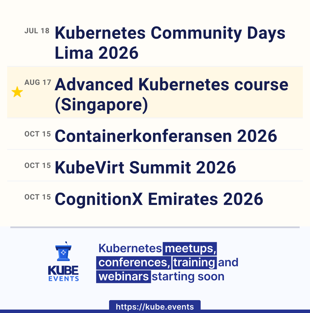 Kube Events tweet media