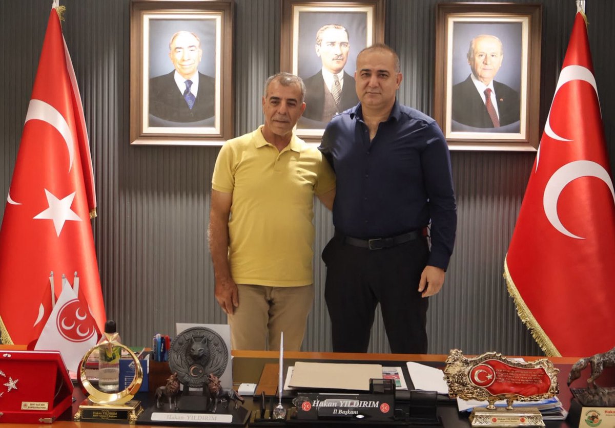 01_mhp's tweet photo. İzzet Karaağaç’ı İl Başkanlığımızda ağırladık.

Nazik ziyaretleri ve başarı temennileri dolayısıyla kendilerine teşekkür ederiz.

Teşkilatlarımızın gücü ve milletimizin desteğiyle, Bilge Liderimiz Sayın Devlet Bahçeli’nin emrinde Adana’mız için üretmeye, kutlu davamıza hizmet etmeye ve Türkiye Yüzyılı hedeflerine katkı sunmaya devam edeceğiz. 
#mhp #mhpadana #hakanyıldırım
