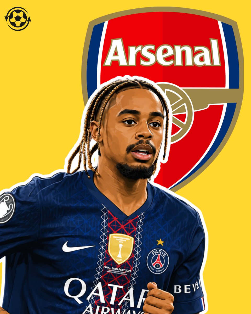 DeadlineDayLive's tweet photo. 🚨 Arsenal remain interested in Paris Saint-Germain winger Bradley Barcola, but no progress was made during the World Cup.

PSG are expected to open talks over a new contract for the Frenchman, whose current deal runs until 2028.

If an extension is not agreed, Arsenal and Liverpool are considered the leading contenders, with Barcola reportedly favouring a move to London. Morgan Rogers remains Arsenal's priority target.

(Source: @LianosKostas)