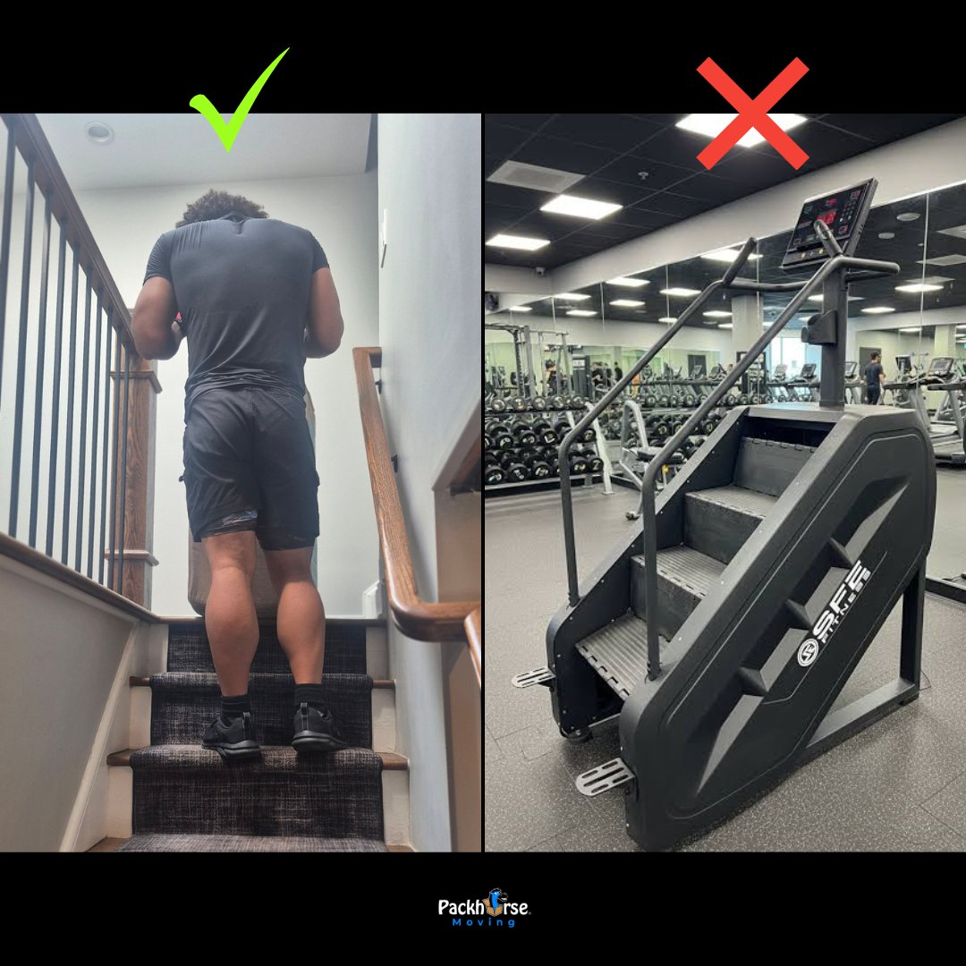 PackhorseMoving's tweet photo. The OG stairmaster 🏃📦
#movers #moving #stairs #workout #movingday #norristown #pa #pickthehorse #packhorsemoving https://t.co/W9X8PcMqVg