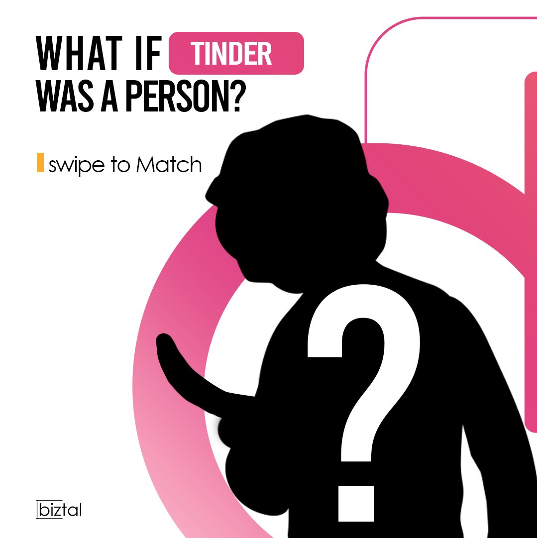 BiztalBox's tweet photo. Brand personality is when you can describe a brand like a person.

Tinder? The friend who's always playing matchmaker. ❤️

#BrandPersonality #MarketingStrategy #Tinder https://t.co/Av5UsVyggB