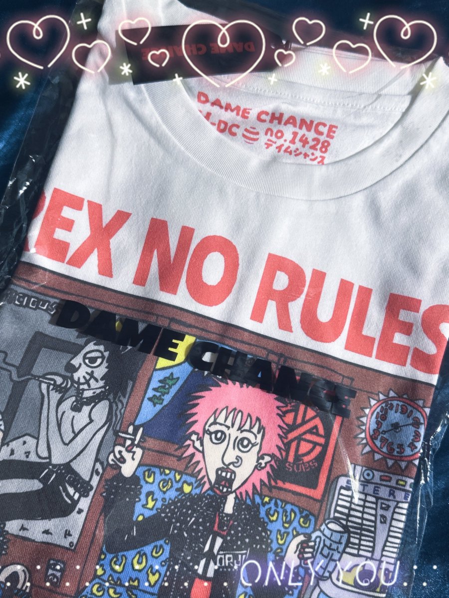 motsumotsu__0's tweet photo. Tシャツ届いた𓂃⟡.·
REXの皆さんの力を借りて気合い入れたい時に着る❤️‍🔥
#DAMECHANCE https://t.co/TvUjkHwSqS