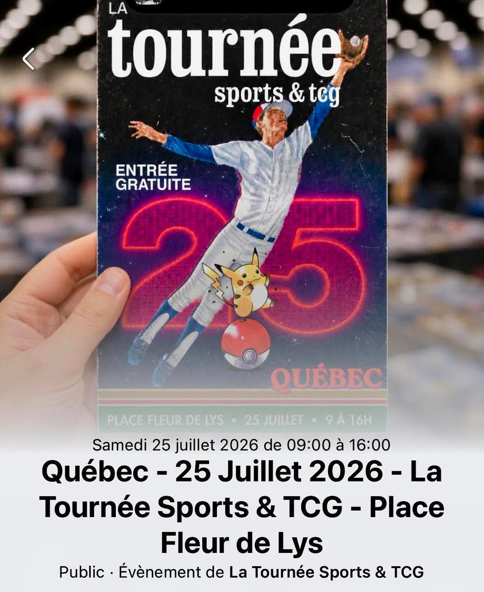 Isekai_Treasure's tweet photo. Voici les deux prochains events où nous serons !

Tournée sport &amp; Tcg - avec notre stock de Wankul et digimon !
Sakura Matsuri - au domaine maizerets à Québec ! Vous pourrez y voir notre Fat Pikachu 30th ! https://t.co/wptRi24fjK