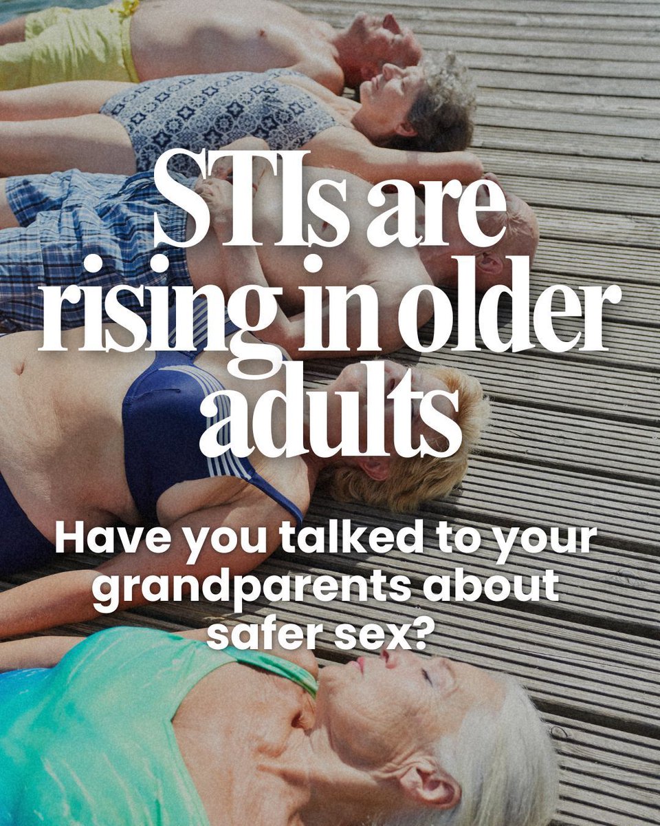 InfoASHA's tweet photo. Awkward conversation? Maybe. Important conversation? Definitely. 👵👴🩺 Sexual health doesn't have an age limit. Learn more about rising STI rates among people 55+ https://t.co/QoqQkOJXf0 #SexualHealth #OlderAdults #Senior #STIAwareness #HealthyAging #SaferSex #BreakTheStigma https://t.co/xkH1IZnz6d