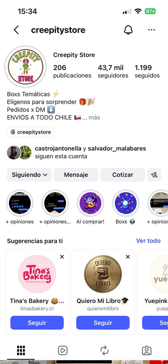 Khaamiillaa's tweet photo. TENGAN MUCHO CUIDADO CON ESTA CUENTA, EL 2 DE JULIO LE COMPRAMOS UN BOX DE HARRY POTTER Y DEL 9 DE JULIO QUE NOS VIENE DANDO EXCUSAS CON EL ENVÍO. @uchile #temuco #puertomontt #valdivia #Concepción #calama #copiapo #puntaarenas #providencia #lascondes #laflorida #vitacura #chile https://t.co/hQ33FtHrz5