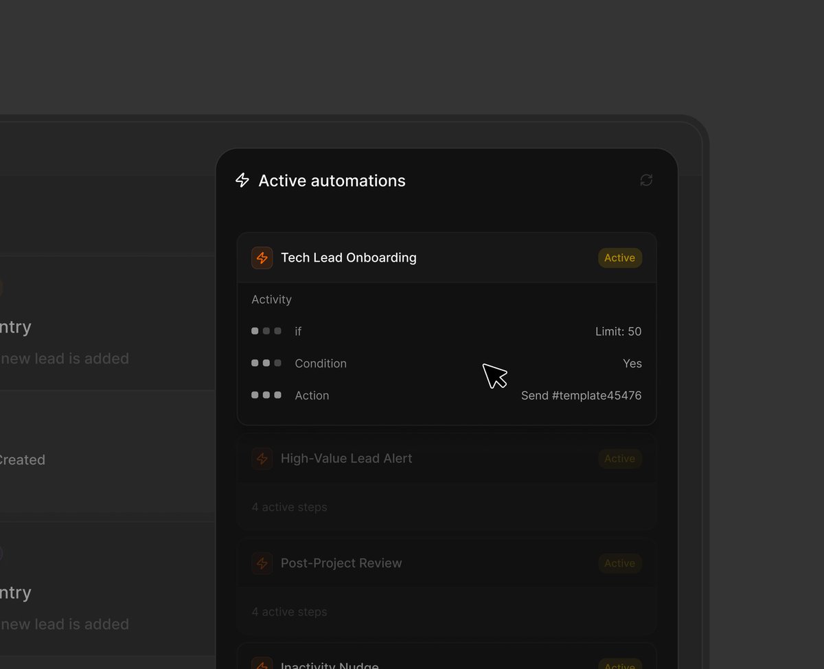 0xcyrel's tweet photo. Recent dark mode dashboards for lead generation tool🖤 https://t.co/oT39E6ScUl