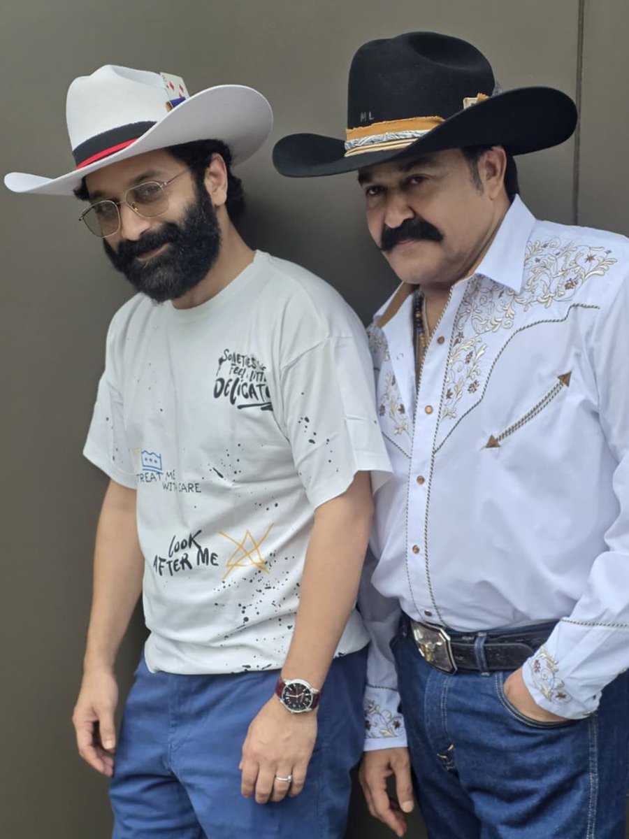 Mohanlal's tweet photo. Hats off to good company 🤠 https://t.co/fUWI4ef8Ol