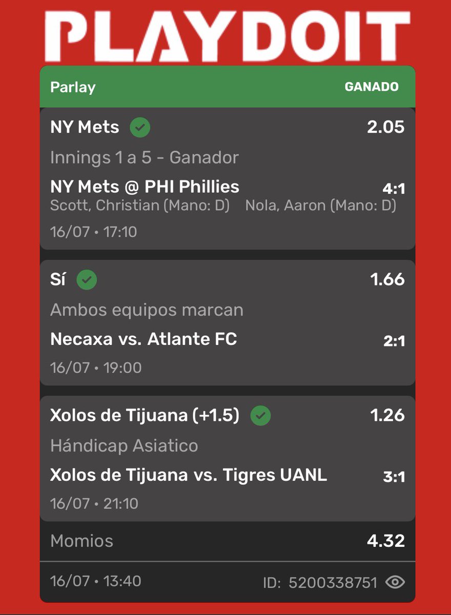cozdita's tweet photo. @PlaysOfTheWeek Yo también edite mi parley !! Gracias @PlaysOfTheWeek https://t.co/d8EbnZVT3j