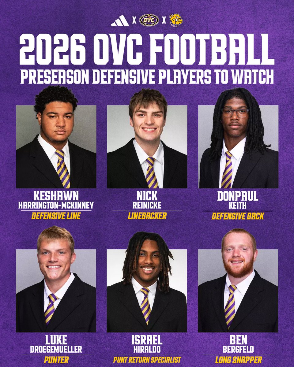 WIUFootball's tweet photo. 👀Players to Watch This Preseason 👀

The 🔥 is building in Macomb as Western Illinois Leathernecks Football gets ready to hit the field!

#GoNecks | #OneGoal | #ECI https://t.co/9c0s1PXb6N